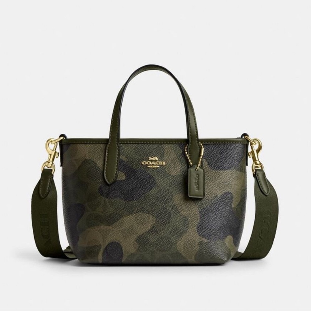 Coach Camo Mini Tote NWT